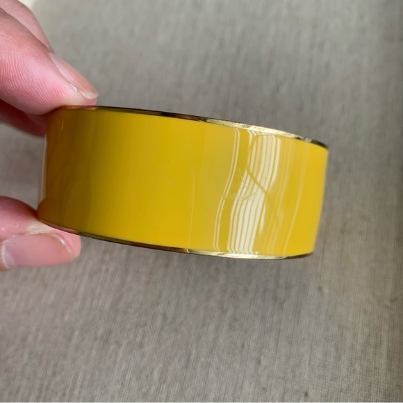 JCREW yellow enamel bangle bracelet - Picture 3 of 5